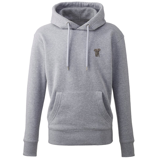 Elephant Embroidered Unisex Hoodie
