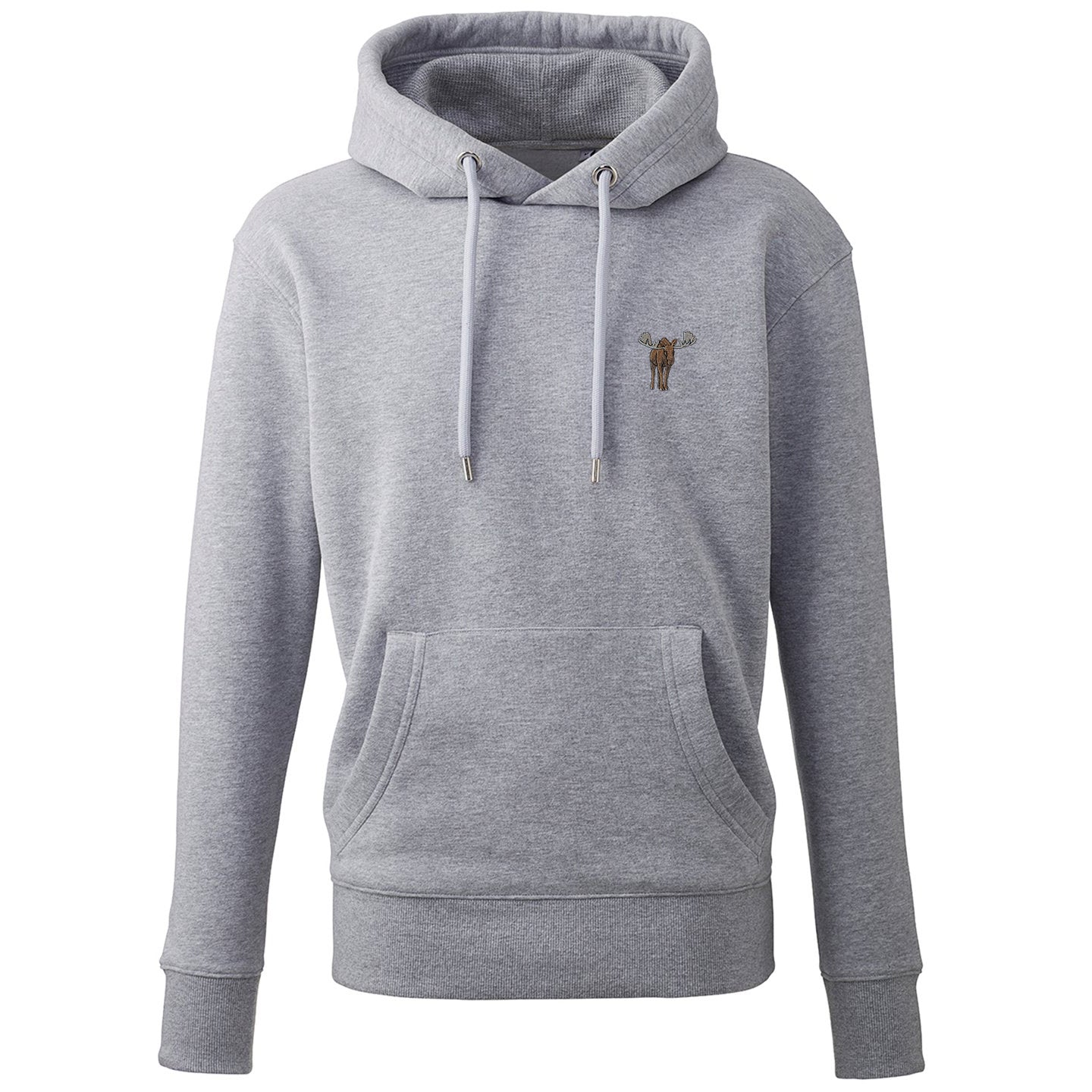 Moose Embroidered Unisex Hoodie