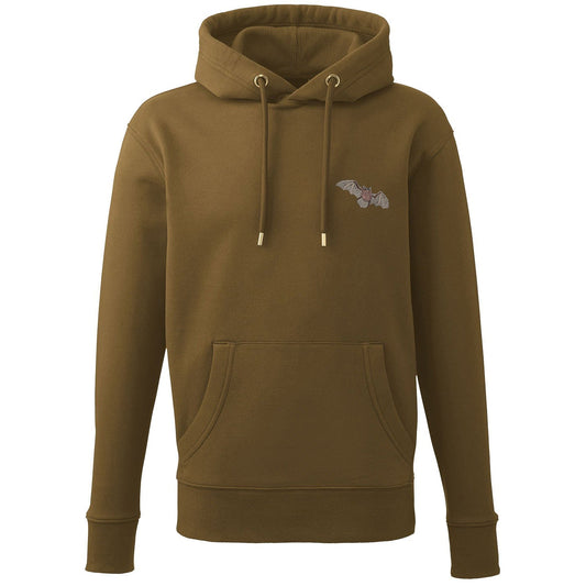 Pipistrelle Bat Embroidered Unisex Hoodie