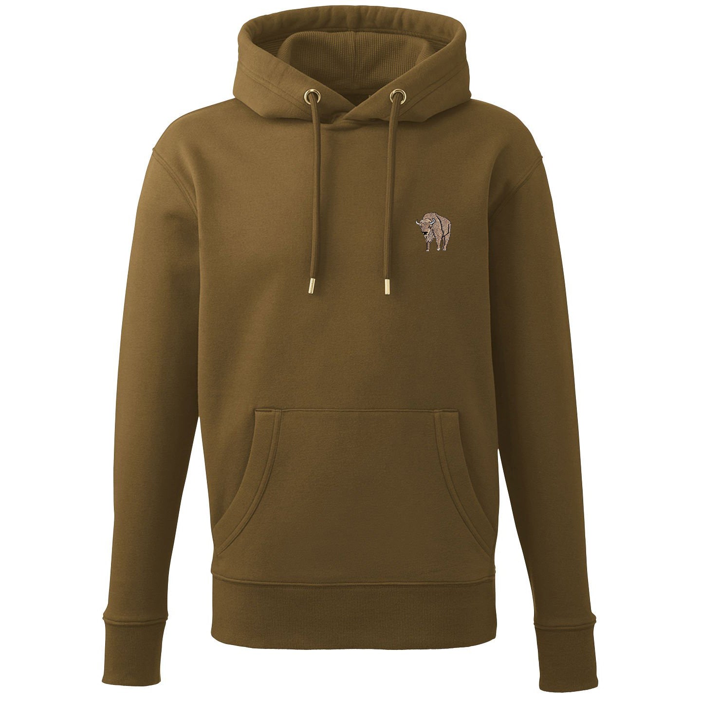 Bison Embroidered Unisex Hoodie