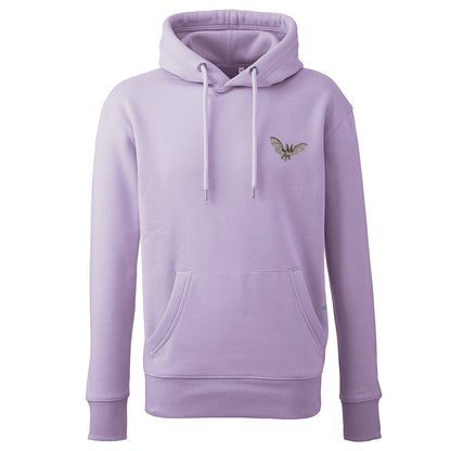 Grey Long-Eared Bat Embroidered Unisex Hoodie