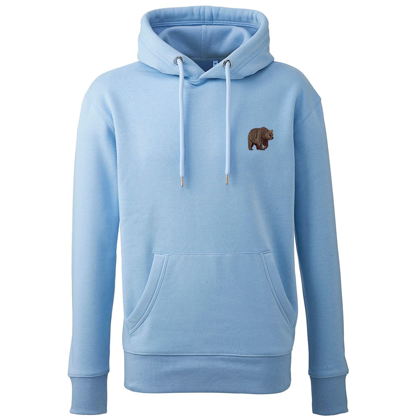 Brown Bear Embroidered Unisex Hoodie