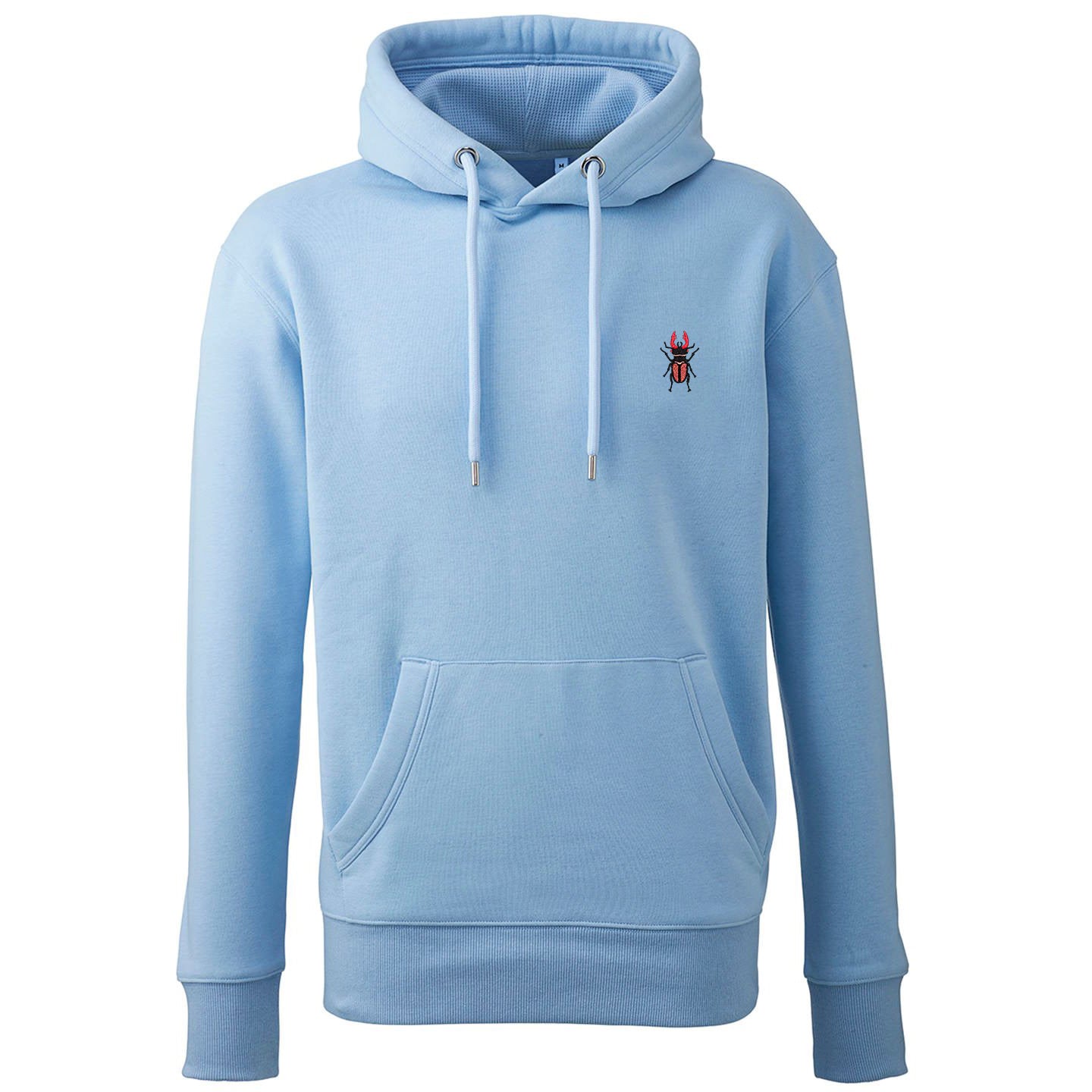 Stag Beetle Embroidered Unisex Hoodie