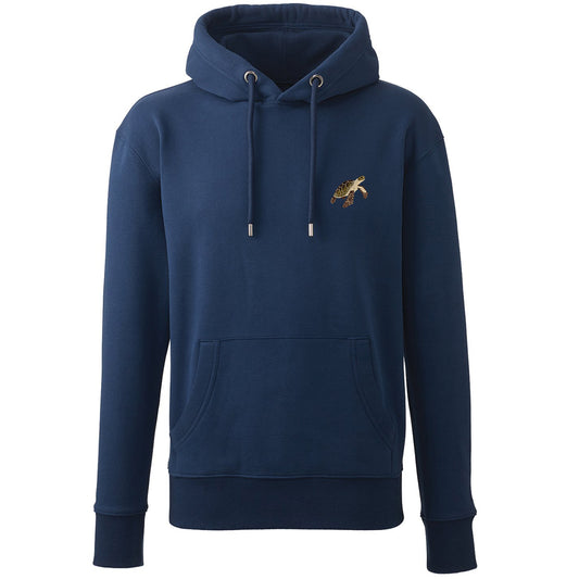 Turtle Embroidered Unisex Hoodie