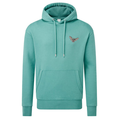 Grey Long-Eared Bat Embroidered Unisex Hoodie