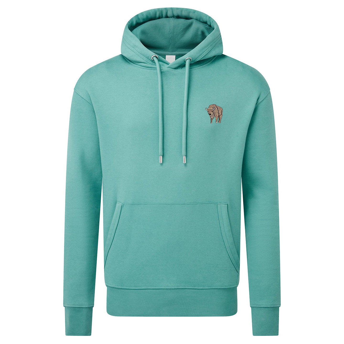 Bison Embroidered Unisex Hoodie