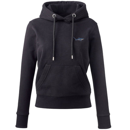 Thresher Shark Embroidered Ladies Hoodie