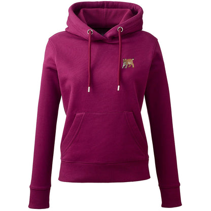Lynx Embroidered Ladies Hoodie