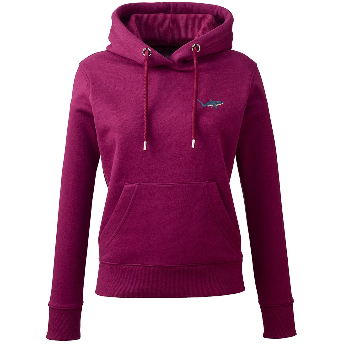 Thresher Shark Embroidered Ladies Hoodie