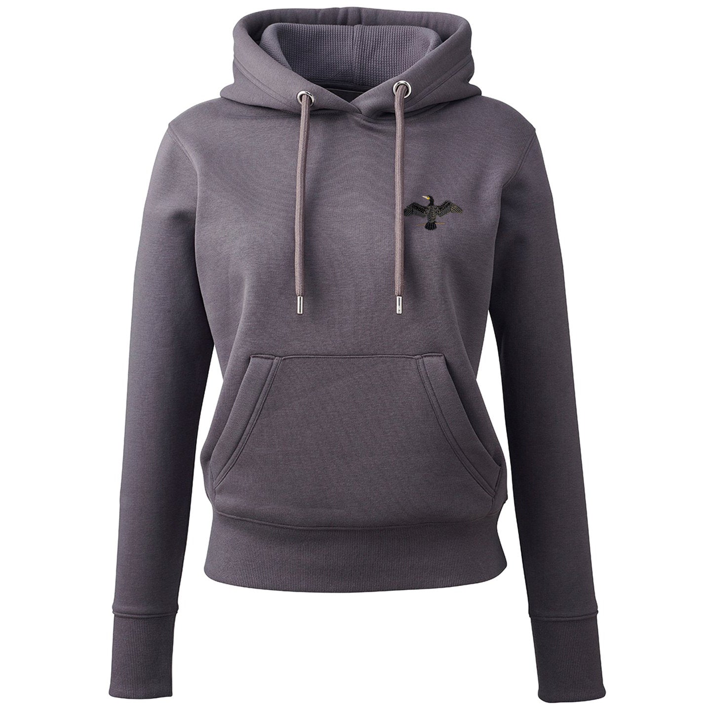Cormorant Embroidered Ladies Hoodie
