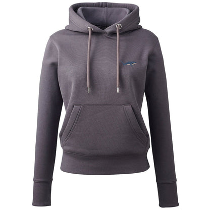 Thresher Shark Embroidered Ladies Hoodie