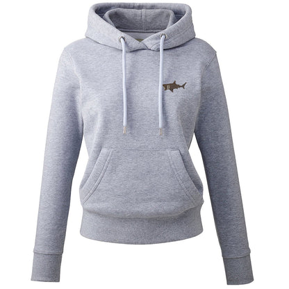 Basking Shark Embroidered Ladies Hoodie