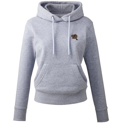 Beaver Riverside Embroidered Ladies Hoodie