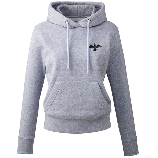 Cormorant Embroidered Ladies Hoodie