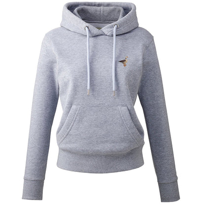 Greylag Goose Embroidered Ladies Hoodie