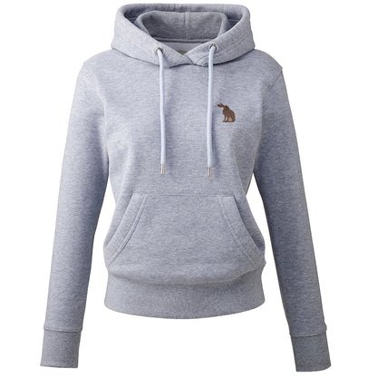 Hare Embroidered Ladies Hoodie