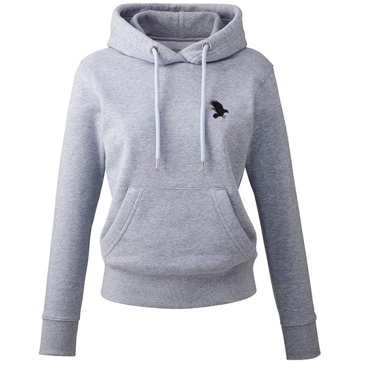 Raven Embroidered Ladies Hoodie