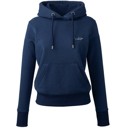 Thresher Shark Embroidered Ladies Hoodie