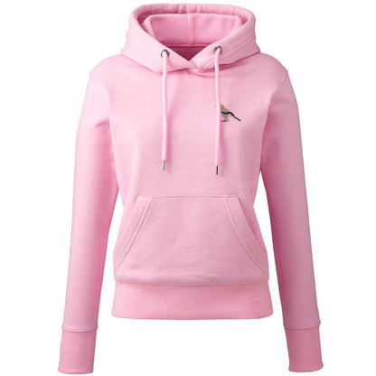Eurasian Jay Embroidered Ladies Hoodie