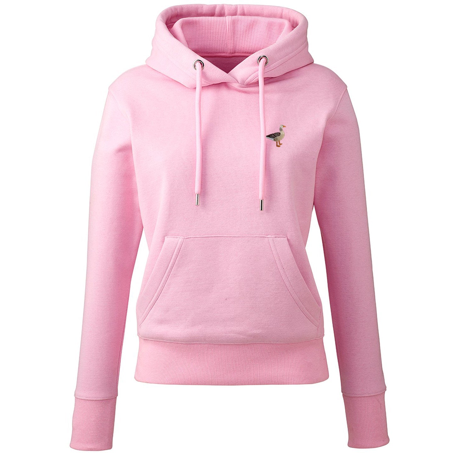 Greylag Goose Embroidered Ladies Hoodie