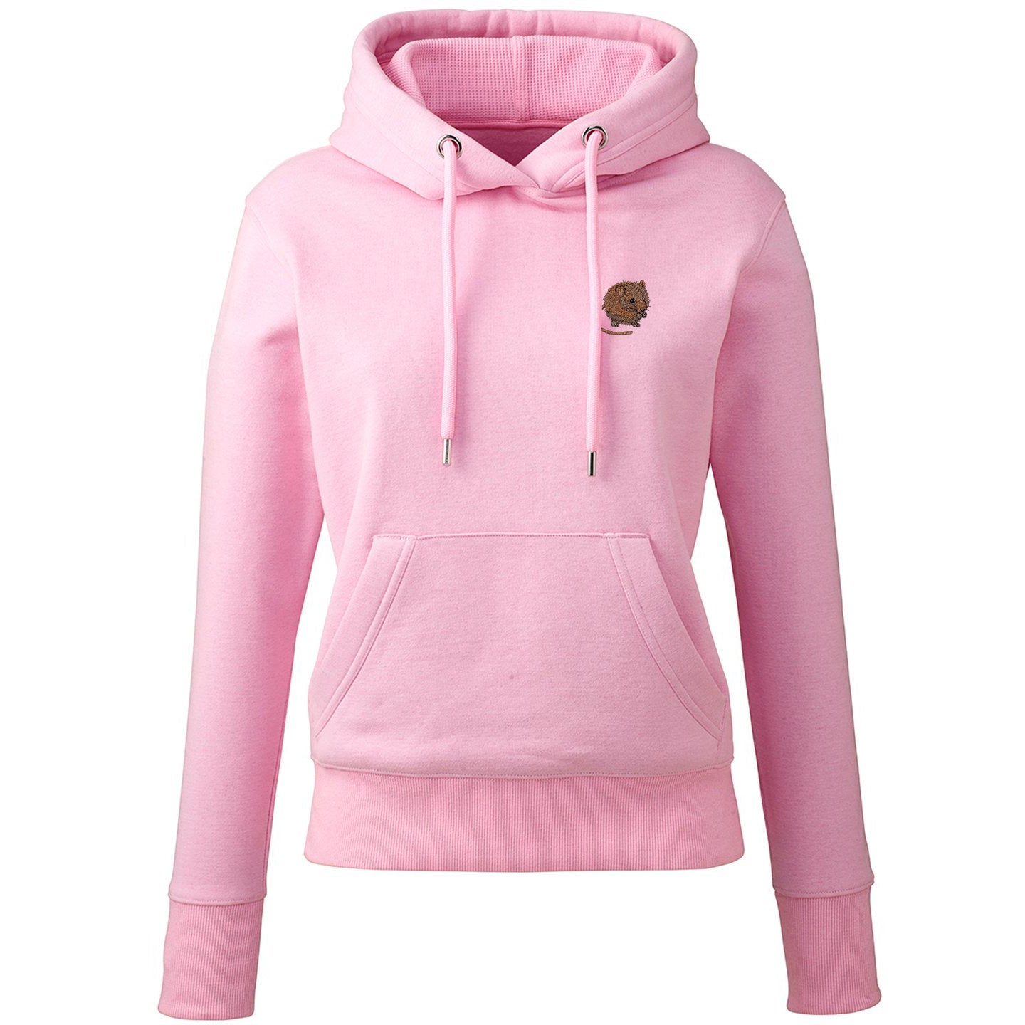 Harvest Mouse Embroidered Ladies Hoodie