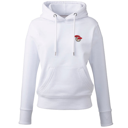 Fly Agaric Mushroom Embroidered Ladies Hoodie
