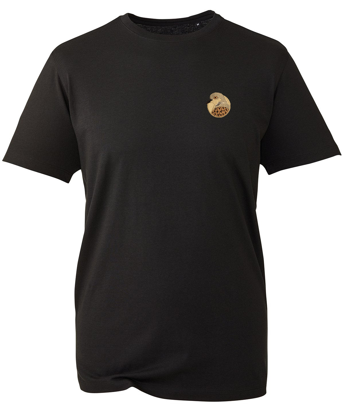 Turtledove Portrait Embroidered Unisex T-Shirt