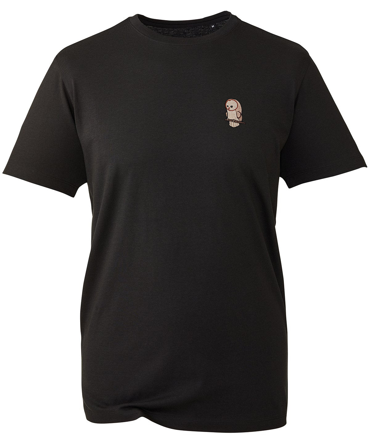Barn Owl Cute Embroidered Unisex T-Shirt