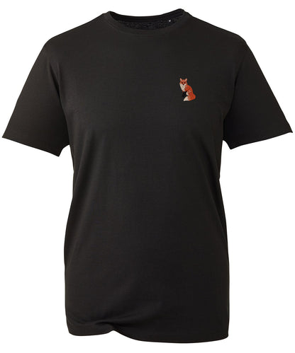 Fox Embroidered Unisex T-Shirt