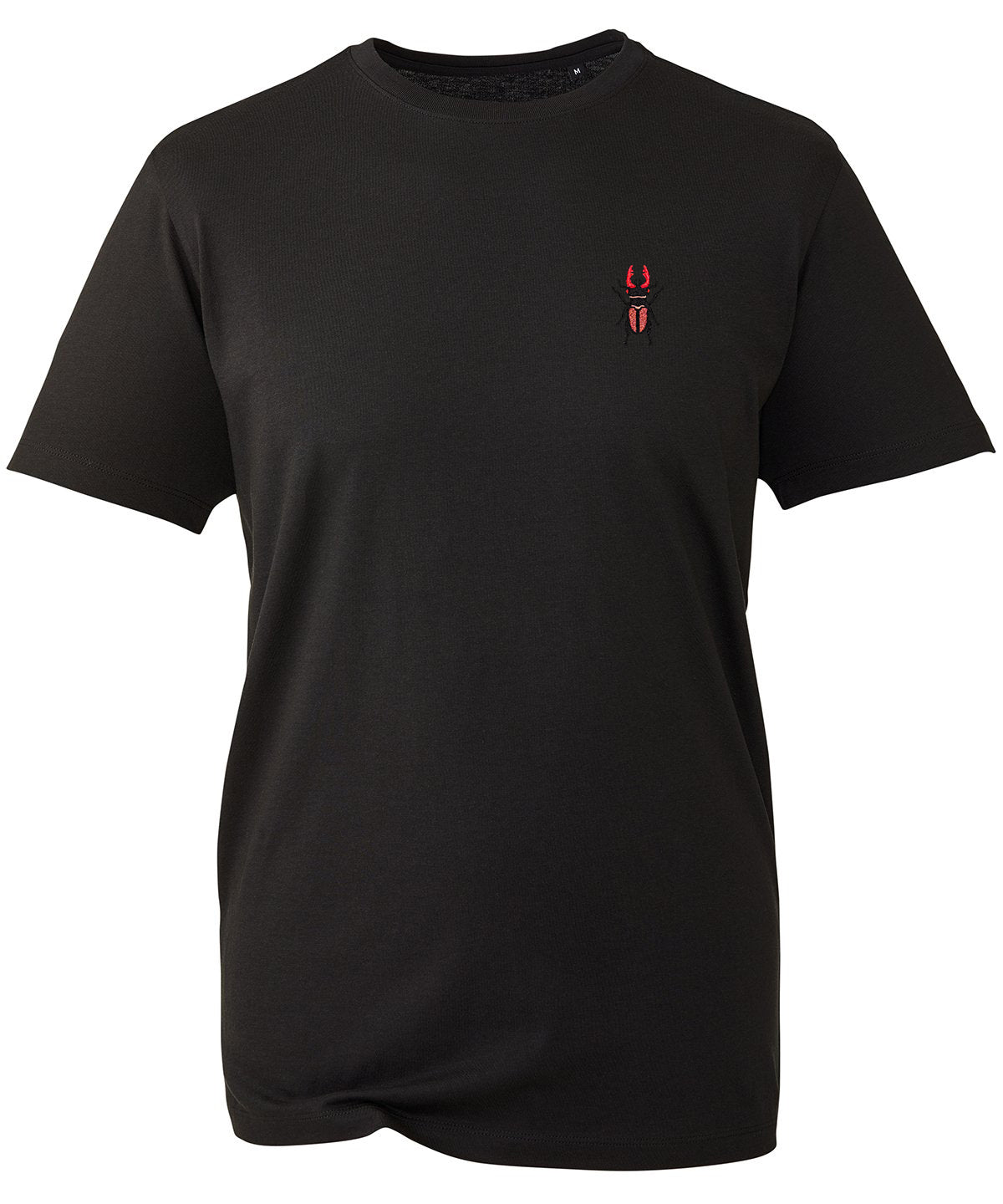 Stag Beetle Embroidered Unisex T-Shirt