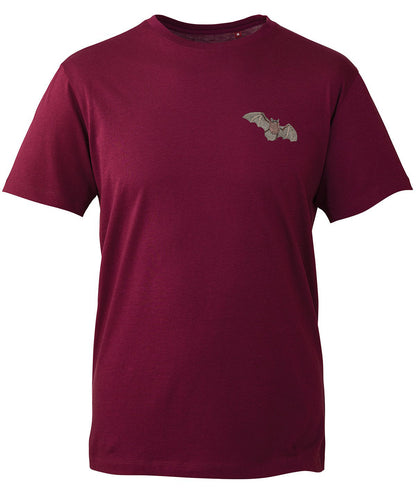 Pipistrelle Bat Embroidered Unisex T-Shirt