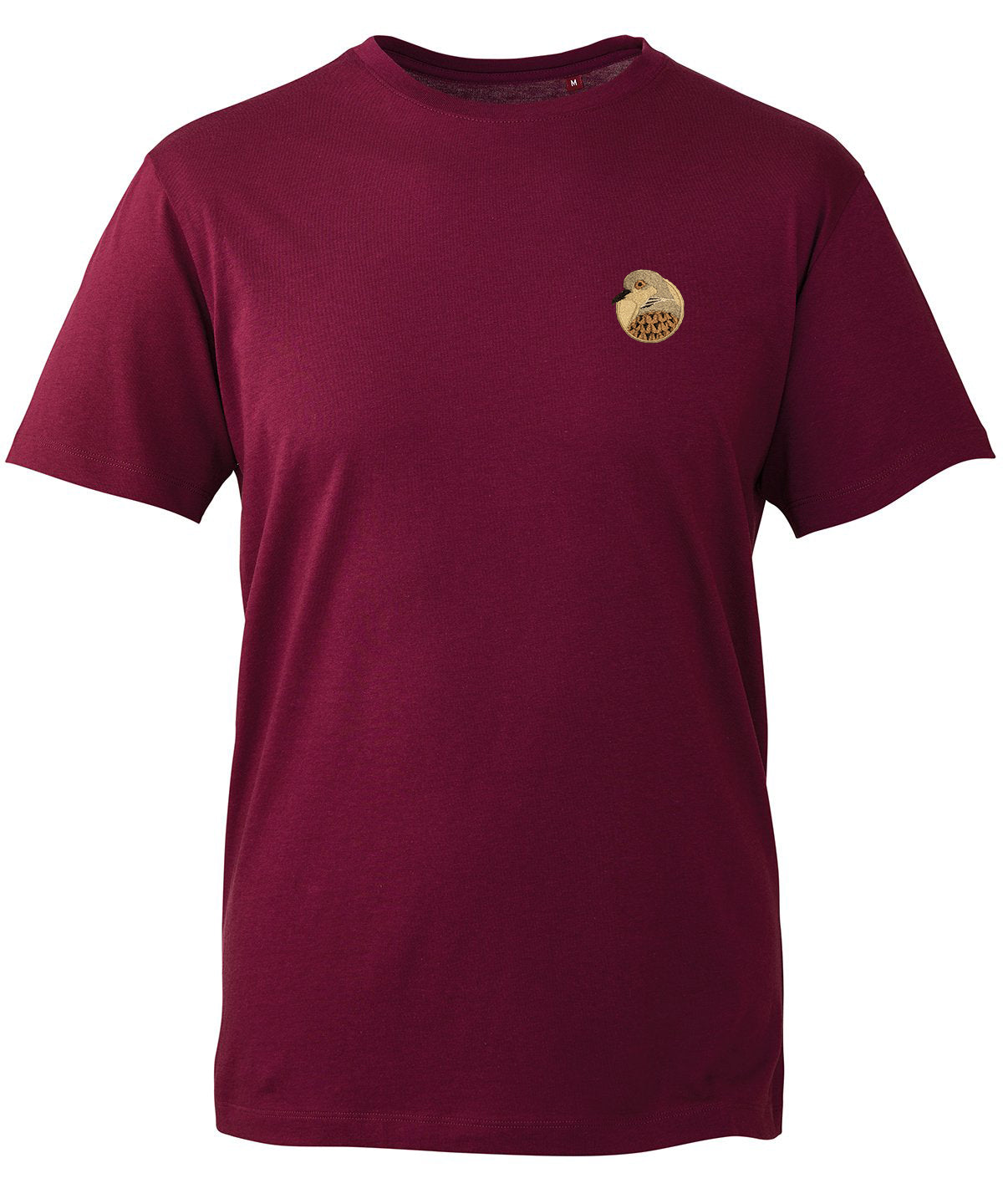 Turtledove Portrait Embroidered Unisex T-Shirt