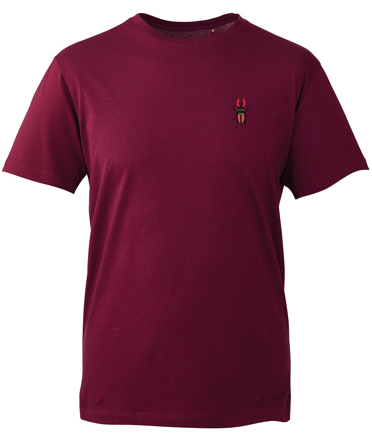 Stag Beetle Embroidered Unisex T-Shirt