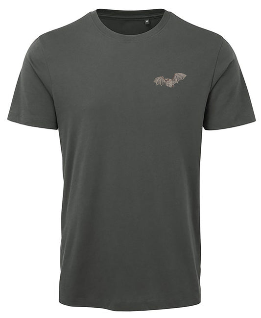 Natterer's Bat Embroidered Unisex T-Shirt