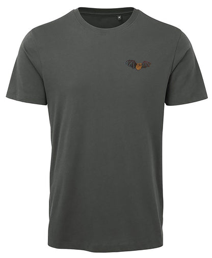 Noctule Bat Embroidered Unisex T-Shirt