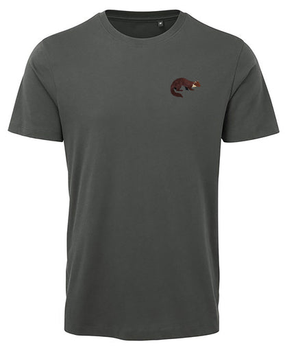 Pine Marten Embroidered Unisex T-Shirt
