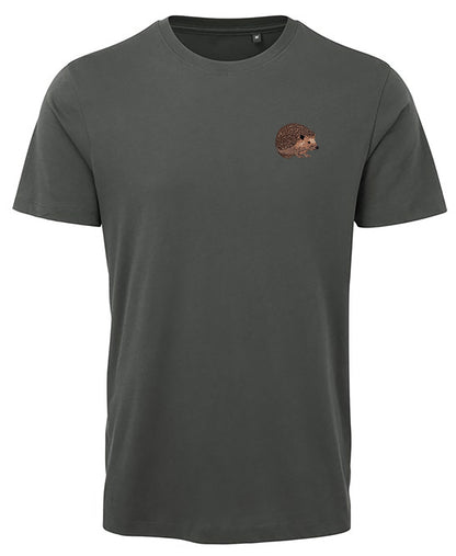 Hedgehog Embroidered Unisex T-Shirt