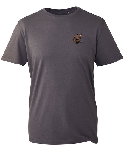 Beaver Embroidered Unisex T-Shirt
