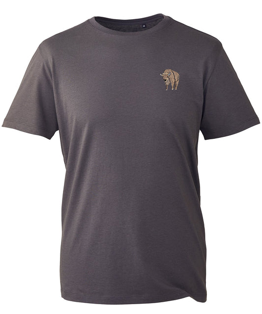 Bison Embroidered Unisex T-Shirt
