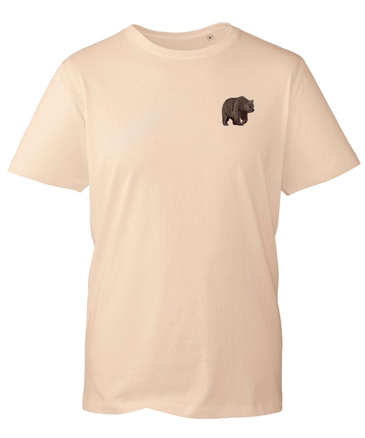Brown Bear Embroidered Unisex T-Shirt