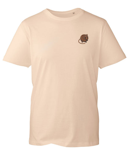 Harvest Mouse Embroidered Unisex T-Shirt