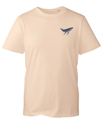 Humpback Whale Embroidered Unisex T-Shirt