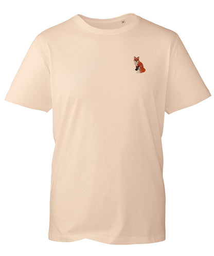 Fox Embroidered Unisex T-Shirt