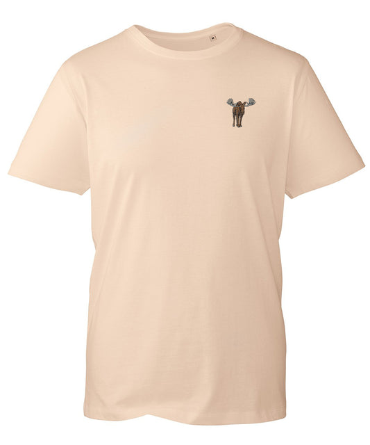 Moose Embroidered Unisex T-Shirt