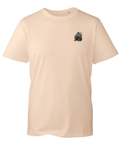 Rhino Embroidered Unisex T-Shirt