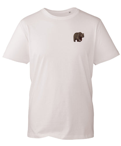 Brown Bear Embroidered Unisex T-Shirt