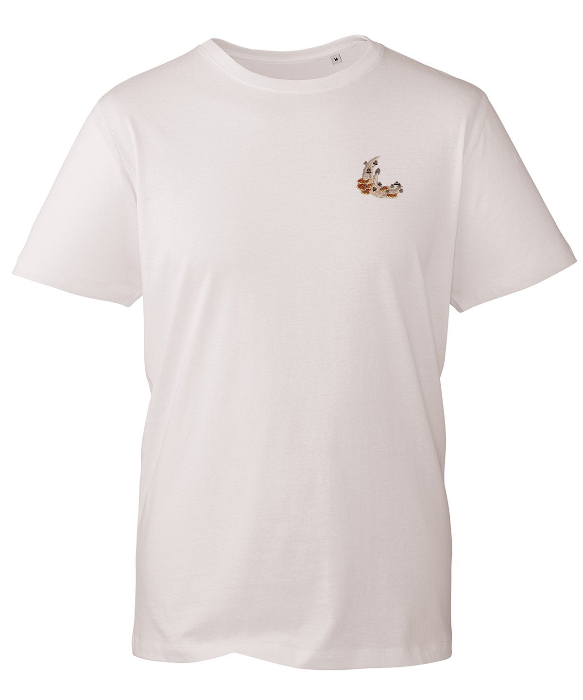 Mushroom Moon Crescent Embroidered Unisex T-Shirt