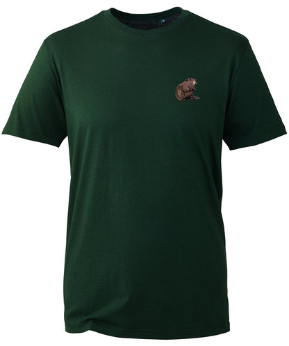 Beaver Embroidered Unisex T-Shirt