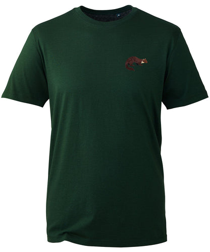 Pine Marten Embroidered Unisex T-Shirt