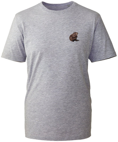 Beaver Embroidered Unisex T-Shirt